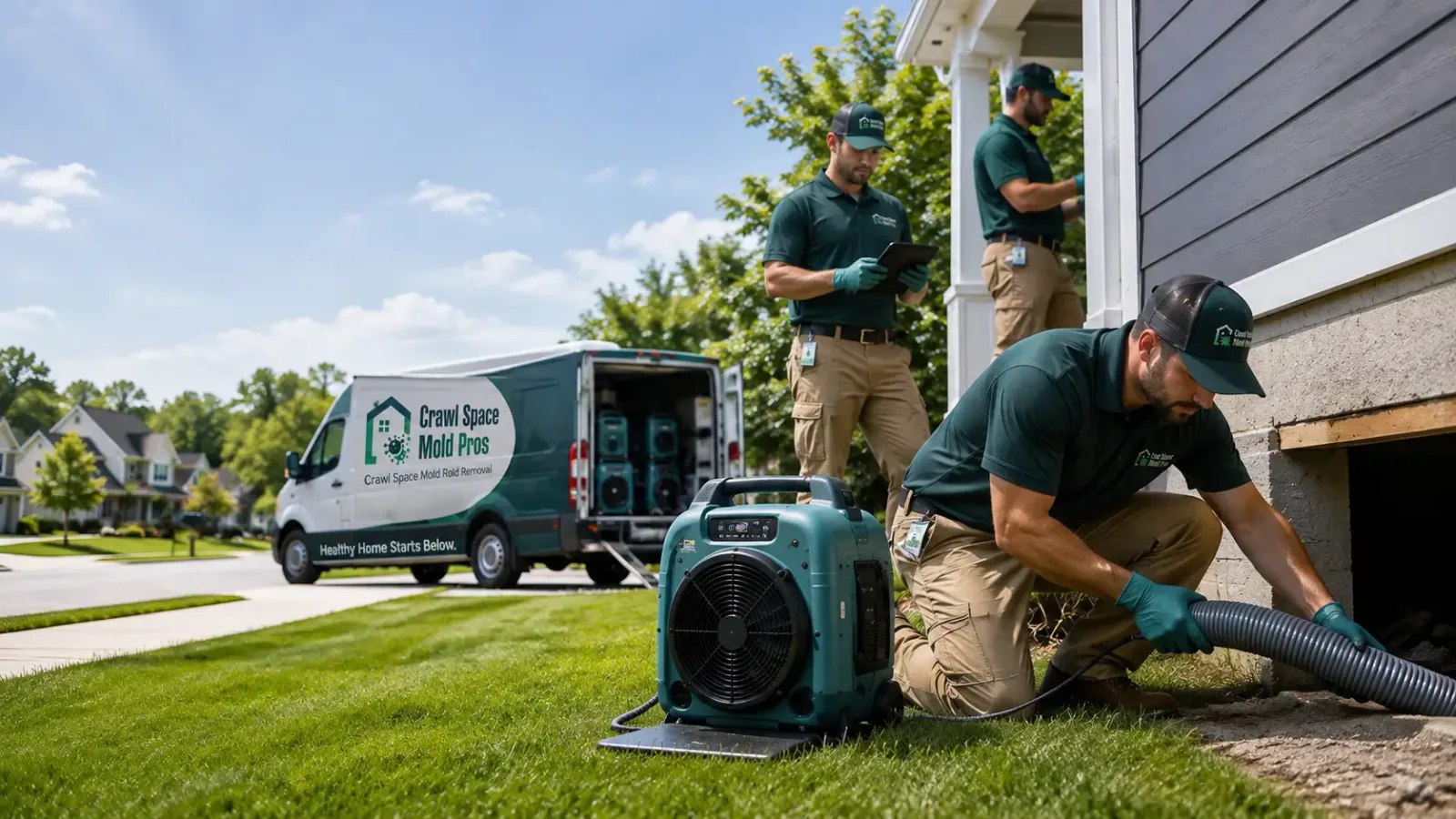 Crawl Space Mold Removal in Gilman, IL